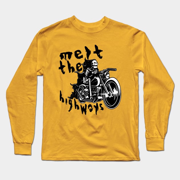 Burning the streets Long Sleeve T-Shirt by focusLBdesigns